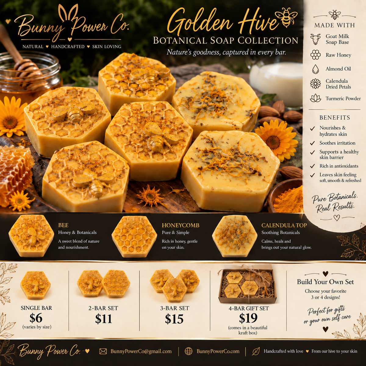 Golden Hive Botanical Soap