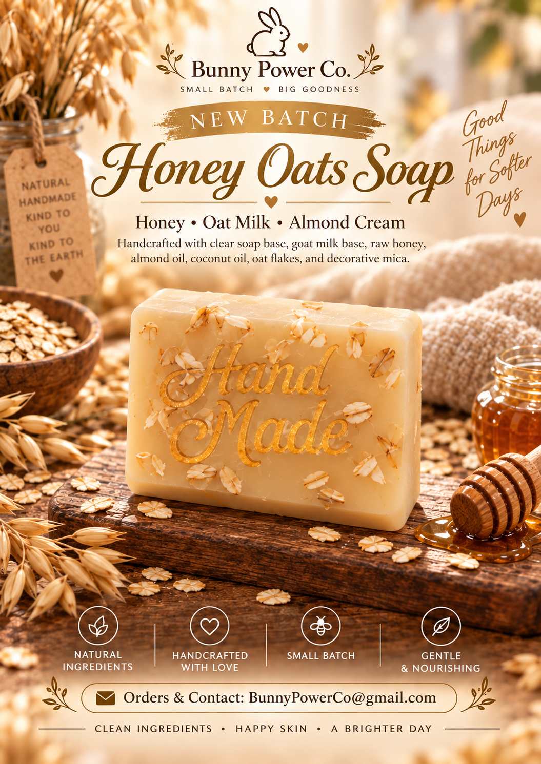 Honey Oats Soap