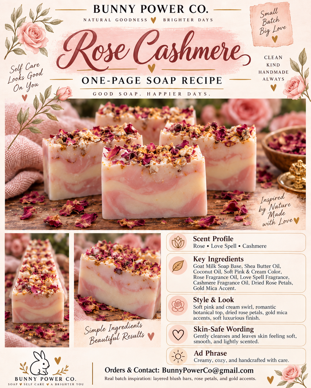 Rose Cashmere Soap